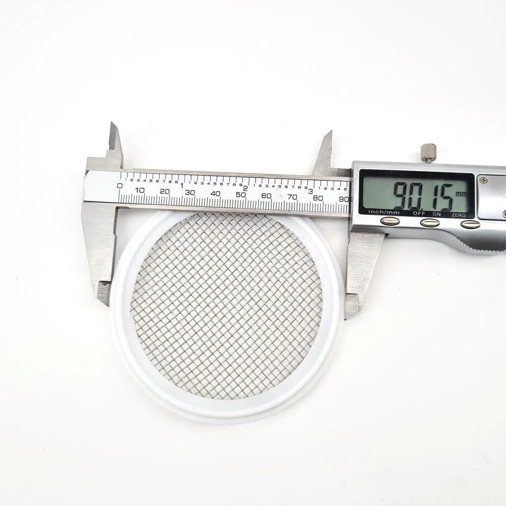 Tri-Clamp Gasket with Stainless Mesh Screen | 7 Mesh | Teflon | 3" - Image 3