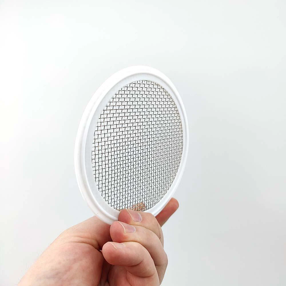 Tri-Clamp Gasket with Stainless Mesh Screen | 7 Mesh | Teflon | 4" - Image 3