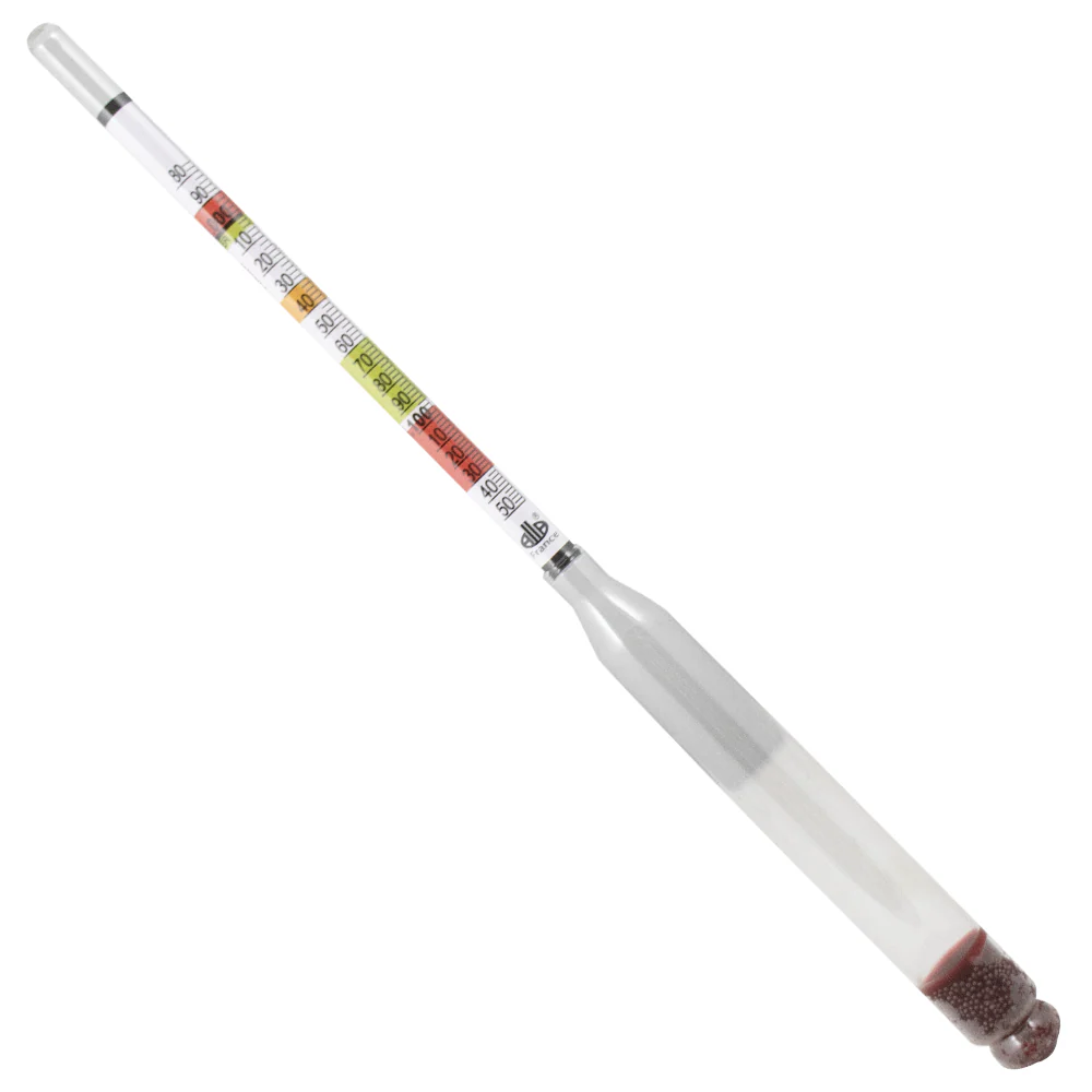 Triple Scale Hydrometer | Specific Gravity | Potential Alcohol | Sugar Per Liter | Made in France