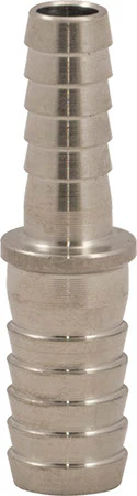 Tubing Splicer | Stainless Steel | 1/4 in Barb to 5/16 in Barb