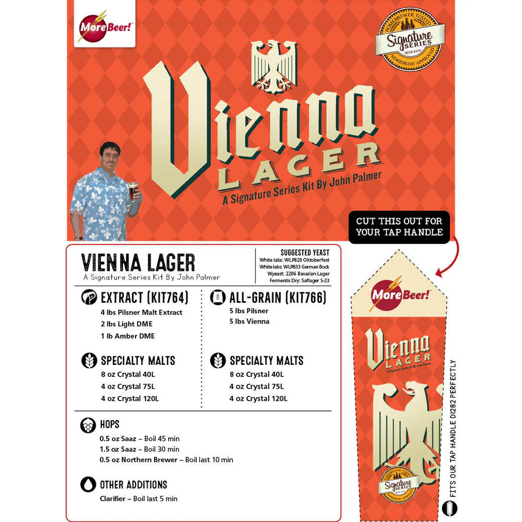 Vienna Lager by John Palmer | 5 Gallon Beer Recipe Kit | All-Grain - Image 3