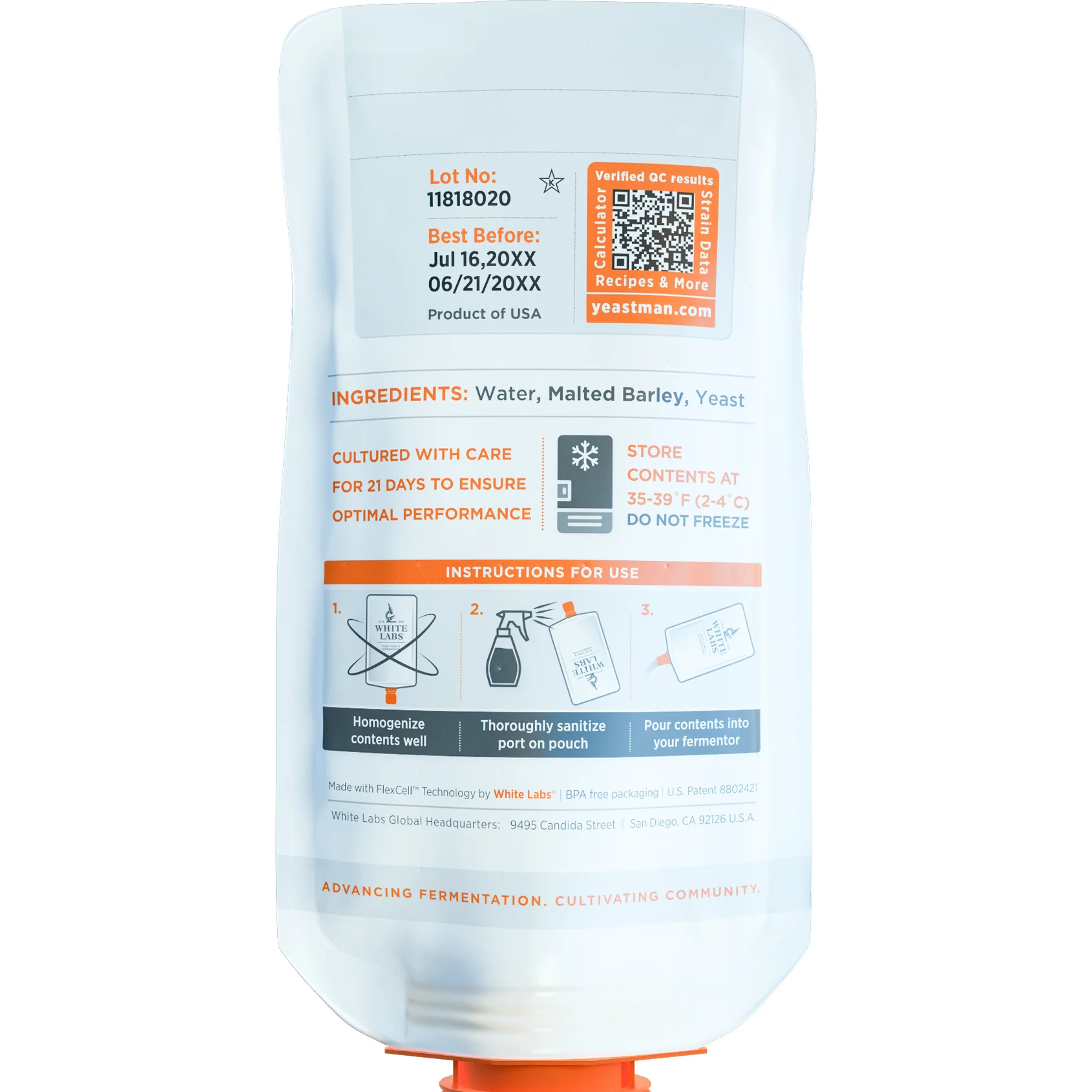 White Labs Yeast | WLP090 San Diego Super Ale | Beer Yeast | PurePitch® Next Generation | Industry Leading Viability | 150 Billion Cells - Image 2