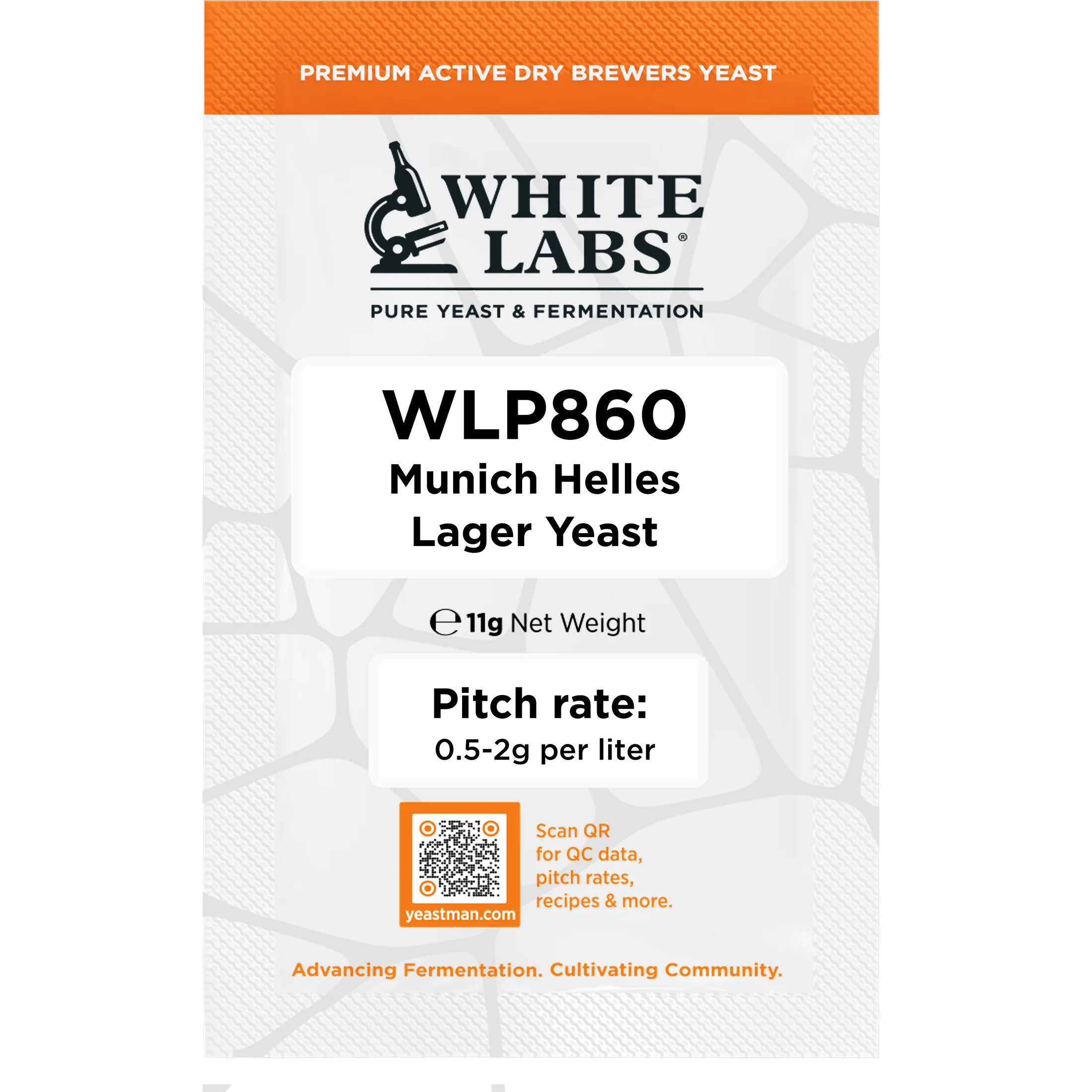 White Labs Yeast | WLP860 Munich Lager | Beer Yeast | Premium Active Dry Brewers Yeast