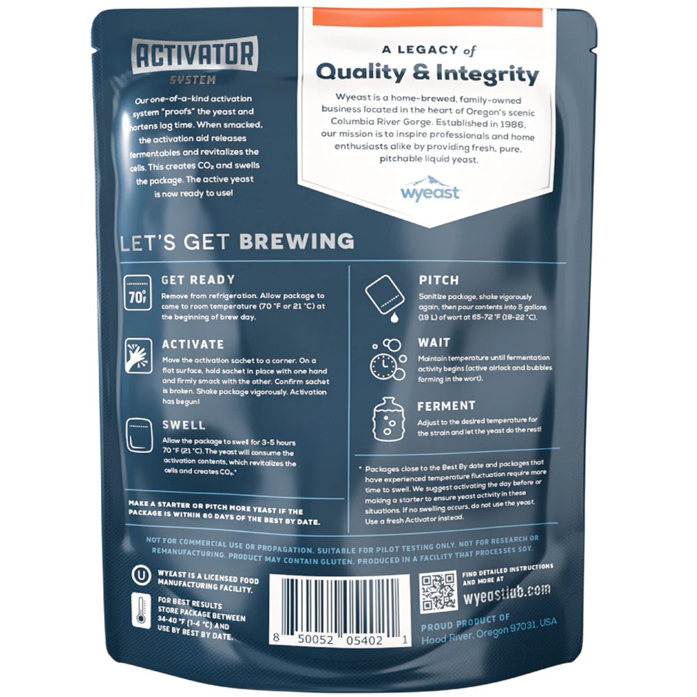 Wyeast | 3638 Bavarian Wheat Ale | Beer Yeast | Activator Smack-Pack System™ | 100 Billion Cells - Image 2