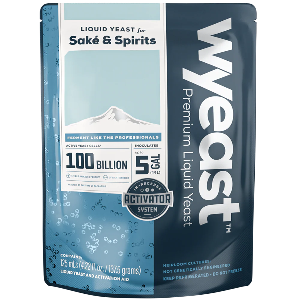 Wyeast | 4134 Saké | Saké, Wine Yeast | Activator Smack-Pack System™ | 100 Billion Cells