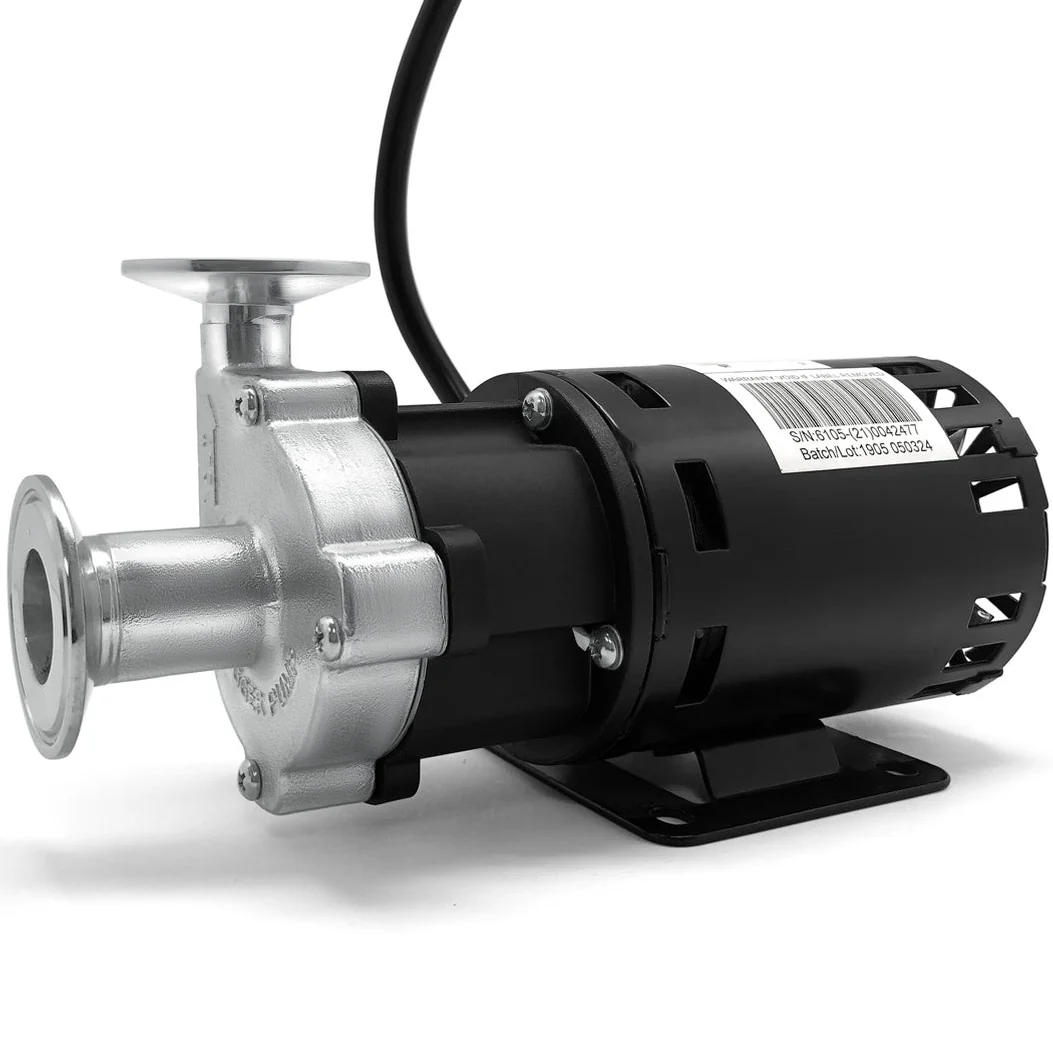 X-Dry Series Tri-Clamp Chugger Pump (Center Inlet) - Stainless Steel - Image 4