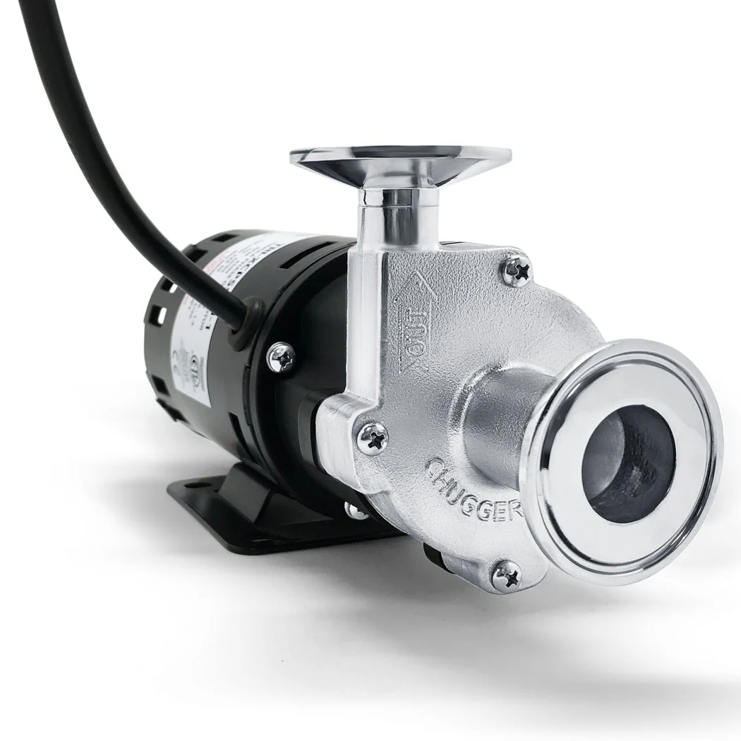 X-Dry Series Tri-Clamp Chugger Pump (Center Inlet) - Stainless Steel - Image 7
