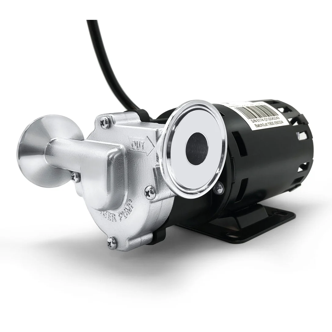 X-Dry Series Tri-Clamp Chugger Pump (Inline) - Stainless Steel