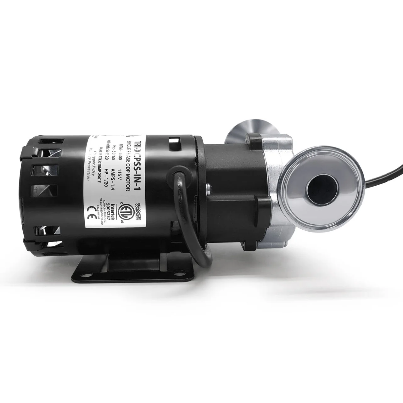 X-Dry Series Tri-Clamp Chugger Pump (Inline) - Stainless Steel - Image 7
