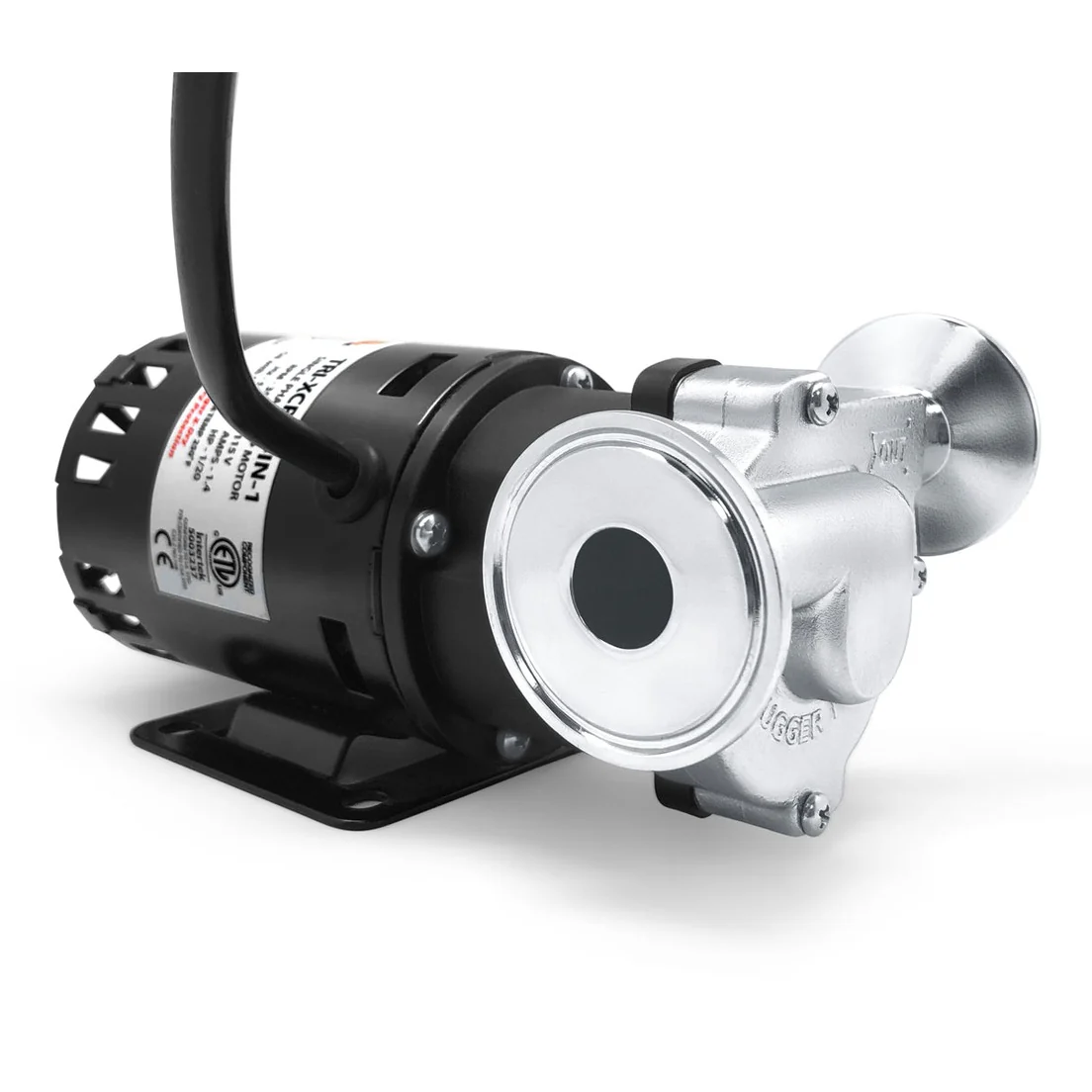 X-Dry Series Tri-Clamp Chugger Pump (Inline) - Stainless Steel - Image 8